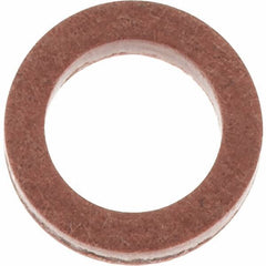 Value Collection - Vulcanized Fibre Standard Flat Washer - 0.187" ID x 0.281" OD, 0.062" Thick, Plain Finish - Eagle Tool & Supply