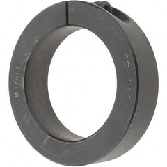 Value Collection - 2-1/4" Bore, Steel, One Piece Clamp Collar - 3-1/4" Outside Diam, 3/4" Wide - Eagle Tool & Supply