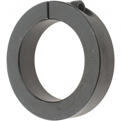 Value Collection - 2-5/16" Bore, Steel, One Piece One Piece Split Shaft Collar - 3-1/2" Outside Diam, 3/4" Wide - Eagle Tool & Supply
