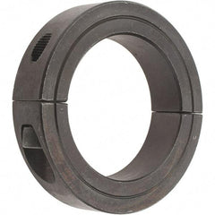 Value Collection - 2-5/16" Bore, Steel, Two Piece Two Piece Split Shaft Collar - 3-1/2" Outside Diam, 3/4" Wide - Eagle Tool & Supply