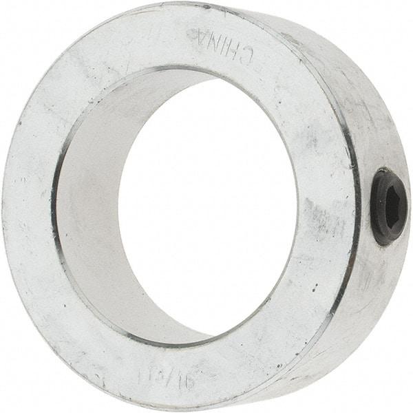 Value Collection - 1-13/16" Bore, Steel, Set Screw Shaft Collar - 2-3/4" Outside Diam, 7/8" Wide - Eagle Tool & Supply