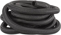 Techflex - Black Braided Cable Sleeve - 25' Coil Length, -103 to 257°F - Eagle Tool & Supply