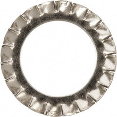 Value Collection - M22 Screw, 23mm ID, Stainless Steel External Tooth Lock Washer - 36mm OD, Uncoated, Grade 316 & Austenitic A4 - Eagle Tool & Supply