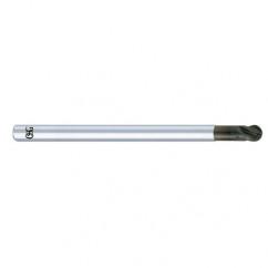 1mm Dia. - 60mm OAL - Diamond CBD - Ball End SE EM - 4 FL - Eagle Tool & Supply
