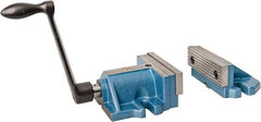 Bison - 6" Jaw Width, Horizontal Stationary Machine Vise - Manual Operation, 1 Station, 3" Deep, 8,990 Lb Max Clamp Force - Eagle Tool & Supply