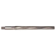 Alvord Polk - #10 Pin, 0.7216" Diam, 0.5799" Small End, 5/8" Diam Straight Shank, 6-13/16" Flute, Taper Pin Reamer - Eagle Tool & Supply