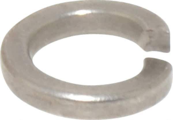 Value Collection - M5, 5.1mm ID, 1.6mm Thick High Collar Split Lock Washer - 18-8 Austenitic Grade A2 Stainless Steel, Uncoated, 5.1mm Min ID, 5.4mm Max ID, 8.8mm Max OD - Eagle Tool & Supply