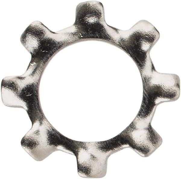 Value Collection - M5 Screw, 5.3mm ID, Stainless Steel External Tooth Lock Washer - 10mm OD, Uncoated, Grade 18-8 & Austenitic A2 - Eagle Tool & Supply