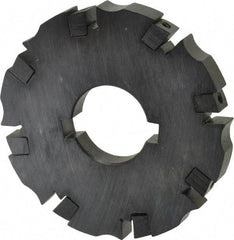 APT - Arbor Hole Connection, 0.485" Cutting Width, 1-1/16" Depth of Cut, 4" Cutter Diam, 1-1/4" Hole Diam, 8 Tooth Indexable Slotting Cutter - SM48 Toolholder, CTA 4 Insert, Neutral Cutting Direction - Eagle Tool & Supply