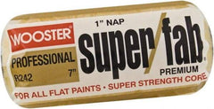Wooster Brush - 1" Nap, 7" Wide Paint Roller - Rough Texture, Synthetic Knit - Eagle Tool & Supply