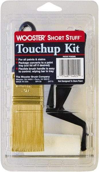 Wooster Brush - Trim Paint Roller Kit - Includes Paint Tray, Roller Cover & Frame - Eagle Tool & Supply