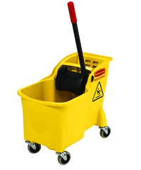 31 Quart Tamdem Bucket and Wringer Combo - Eagle Tool & Supply