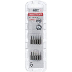 Wiha - 25mm Hex Screwdriver Bit - 1/4" Drive, 1" OAL - Eagle Tool & Supply