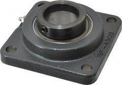Browning - 1-15/16" ID, 5-5/8" OAL x 5-5/8" OAH 4-Bolt Flange - 5,216 Lb Static Cap, 7,889 Lb Dyn Cap, 4-3/8" Btw Mnt Hole Ctrs, Cast Iron - Eagle Tool & Supply