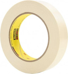 3M - 1" x 36 Yds Tan Electroplating Tape - 7.1 mil, Rubber Adhesive - Eagle Tool & Supply