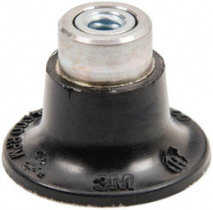 3M - 1-1/2" Diam Quick-Change Type S Disc Backing Pad - Hard Density, 30,000 RPM, Roloc TS Compatible - Eagle Tool & Supply