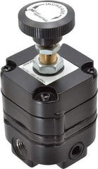 ARO/Ingersoll-Rand - 1/4 NPT Port, 14 CFM, Zinc Precision Constant Bleed Regulator - 2 to 120 psi Range, 150 Max psi Supply Pressure, 1/4" Gauge Port Thread, 2.12" Wide x 4.55" High - Eagle Tool & Supply