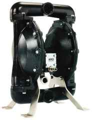 ARO/Ingersoll-Rand - 1" NPT, Metallic, Air Operated Diaphragm Pump - Santoprene Diaphragm, Aluminum Housing - Eagle Tool & Supply
