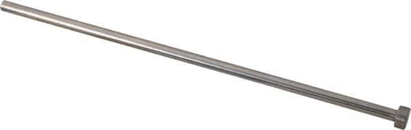 Gibraltar - 7/32" Pin Diam, 13/32" Head Diam x 3/16" Head Height, 8" OAL, Straight Ejector Pin - Steel, 7-13/16" Pin Length - Eagle Tool & Supply