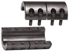 Climax Metal Products - 1-1/4" Inside x 2-1/16" Outside Diam, Two Piece Rigid Coupling without Keyway - 3-1/4" Long - Eagle Tool & Supply