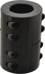 Climax Metal Products - 1-1/2" Inside x 2-5/8" Outside Diam, Two Piece Rigid Coupling without Keyway - 3-7/8" Long - Eagle Tool & Supply