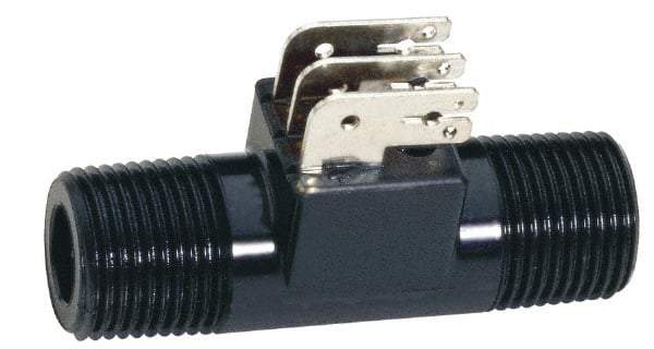 Gems Sensors - 200 psi, Nylon Housing, Turbine Flow Rate Sensor - 0.26 to 2.6 Flow Set Point, 0.26 to 2.6 GPM - Eagle Tool & Supply