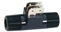 Gems Sensors - 200 psi, Nylon Housing, Turbine Flow Rate Sensor - 0.26 to 2.6 Flow Set Point, 0.26 to 2.6 GPM - Eagle Tool & Supply