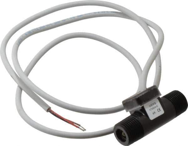 Gems Sensors - 200 psi, Nylon Housing, Turbine Flow Rate Sensor - 0.26 to 4 Flow Set Point, 0.26 to 4 GPM - Eagle Tool & Supply