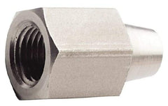 Made in USA - 3/4" Grade 316L Stainless Steel Pipe Fitting - FNPTF x Butt Weld End Connections - Eagle Tool & Supply