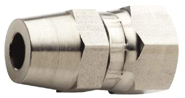 Made in USA - 9/16 x 3/8" Grade 316L Stainless Steel Pipe Swivel - Female JIC x Butt Weld End Connections - Eagle Tool & Supply