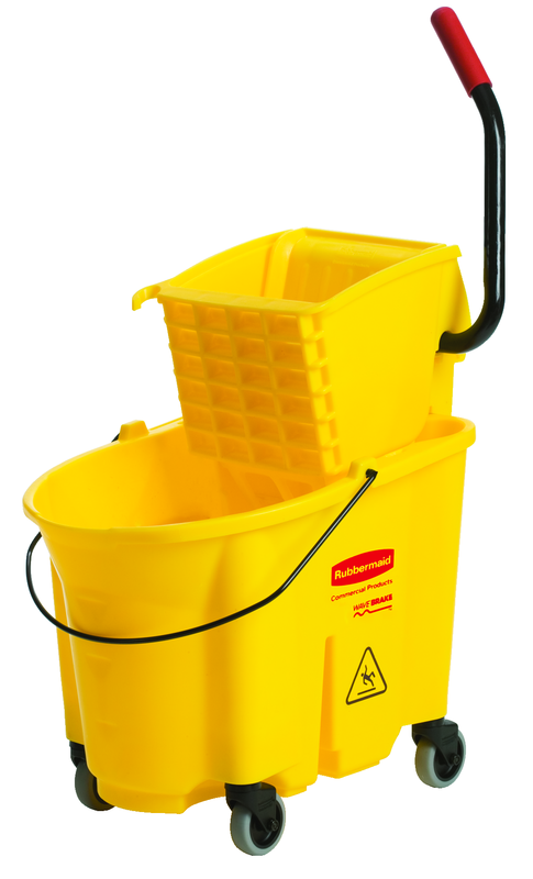 WaveBrake 35 Quart Mop Bucket and Wringer System - Eagle Tool & Supply