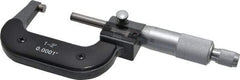 Value Collection - 1 to 2" Range, 0.0001" Graduation, Mechanical Outside Micrometer - Ratchet Stop Thimble, Digital Counter - Eagle Tool & Supply