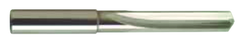 6.2mm Dia. - Carbide Straight Flute 4XD Drill-120Â° Point-Coolant-Bright - Eagle Tool & Supply