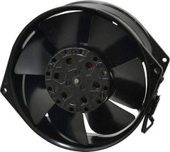 EBM Papst - 115 Volts, AC, 233 CFM, Round Tube Axial Fan - 0.36 Amp Rating, 5.91" High x 5.91" Wide x 2.17" Deep - Eagle Tool & Supply