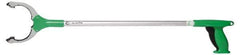 Unger - 36" Long Trash Pick Up Tool - Aluminum, Use for Bottles, Cans, Debris, Paper - Eagle Tool & Supply