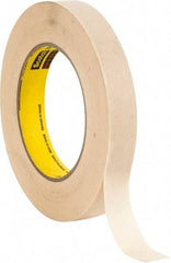 3M - 3/4" Wide x 60 Yd Long Tan Paper Masking Tape - Series 234, 5.9 mil Thick, 27 In/Lb Tensile Strength - Eagle Tool & Supply