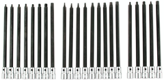22 Piece - 3/32" - 1/4"; Hex Metric 2.5 - 6.0mm & Torx® T8 - T40 1/4" Drive - 6: OAL - Hex Inch Bit Socket Set - Eagle Tool & Supply