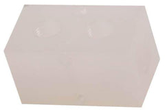 Made in USA - 3/8" Inlet, 1/4" Outlet Manifold - 2.38" Long x 1-1/4" Wide x 1-1/4" High, 0.2" Mount Hole, 2 Inlet Ports, 2 Outlet Ports - Eagle Tool & Supply