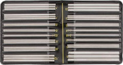 TESA Brown & Sharpe - 48 to 3 TPI, 0.5 to 6mm Pitch, Thread Pitch Diameter Measuring Wire - 48 Pieces - Eagle Tool & Supply