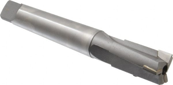 Made in USA - 1-1/16" Diam, 3 Flutes, Morse Taper Shank, Interchangeable Pilot Counterbore - Eagle Tool & Supply