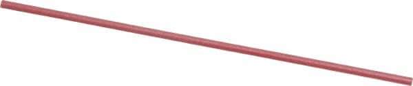 Value Collection - Round, Synthetic Ruby, Midget Finishing Stick - 50mm Long x 1mm Wide, Fine Grade - Eagle Tool & Supply