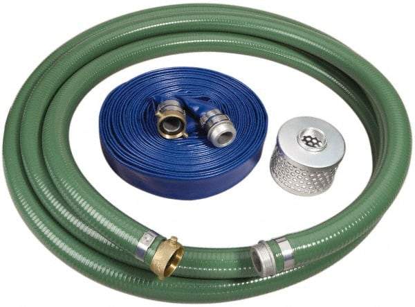 Alliance Hose & Rubber - Suction and Discharge Pump Hose Kits - For Use with 1-1/2 Inch Pumps - Eagle Tool & Supply