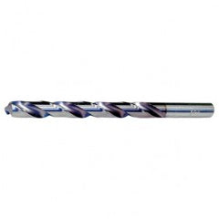 #1 RHS / RHC HSS 118 Degree Radial Point CLE-MAX Jobber Drill - TiCN - Eagle Tool & Supply