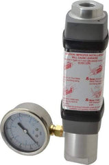 Hedland - 1/2" NPTF Port Compressed Air & Gas Flowmeter - 600 Max psi, 30 SCFM, Anodized Aluminum - Eagle Tool & Supply