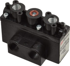 ARO/Ingersoll-Rand - 1/4" Inlet x 1/4" Outlet, Pilot Actuator, Pilot Return, 3 Position, Body Ported Solenoid Air Valve - 54 CFM, 1.5 CV, 4 Way, 150 psi, 2-15/16" Long x 1-15/16" Wide x 1-13/16" High, 0 to 180°F - Eagle Tool & Supply