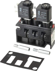 ARO/Ingersoll-Rand - 1/4", 2-Position Alpha Stacking Solenoid Valve - 120 VAC, 1.9 CV Rate, 3-7/8" High x 3-15/32" Long - Eagle Tool & Supply