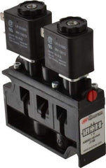 ARO/Ingersoll-Rand - 1/4", 3-Position Alpha Stacking Solenoid Valve - 120 VAC, 1.9 CV Rate, 3-7/8" High x 3-15/32" Long - Eagle Tool & Supply