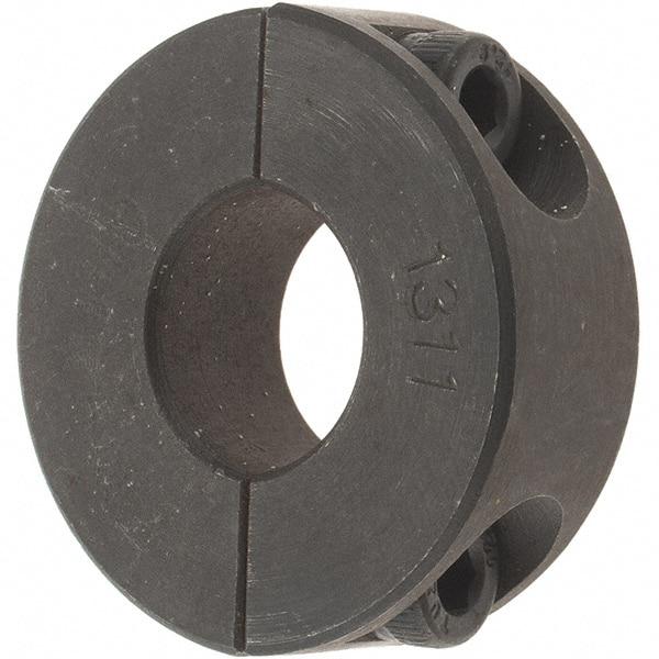 Value Collection - 13mm Bore, Steel, Two Piece Shaft Collar - 1-1/4" Outside Diam - Eagle Tool & Supply