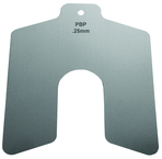 .25MMX75MMX75MM 300 SS SLOTTED SHIM - Eagle Tool & Supply