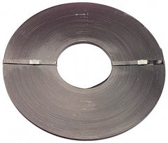 Value Collection - 865" Long x 5/8" Wide, Ribbon Coil Steel Strapping - 1,000 Lb Capacity, 0.02" Thick - Eagle Tool & Supply